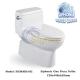 SIGMAR6102 Good Quality Bathroom Ceramic Siphonic S-trap Water Saving WC Toilet