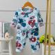 Comfortable Kids Pyjama Set Long Sleeve 58cm Hipline 5% Spandex For 3 years Old