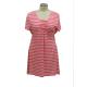 Women'S Casual Cotton Summer Dresses , Striped Maternity Midi Dress Mini Yard Dye