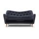 American modern style chesterfield button tufted home furniture fabric sofa.