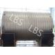 High Strength Steel Integral Type Wire Rope Winch Drum For Crane Winch
