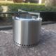 Camping 14 Inches Ound Fire Pit BBQ 304 Stainless Steel Smokeless Stove