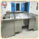 1500*750*900MM Stainless Steel Lab Bench With Bolt Connection