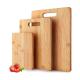 Multifunctional 3 Piece Set Bamboo Cutting Board Anti Scratches