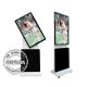 LCD Rotation Touch Screen Kiosk Digital Signage Totem , 65 Inch Touch Screen Advertising Player