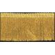 Wholesale 2.25 Metallic gold color OEM high quality brush fringes for curtain decoration