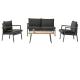 Customized Logo Luxury Italian Leather Sofa Set for Modern Home Living Room Furniture