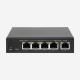 Desktop Smart PoE Switch With 5 Cable Max 100m And IEEE 802.3x Flow Control