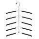 5 Layers Chrome Wire Hangers , Black Stainless Steel Coat Hangers