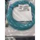 Multi - Mode LC / LC Fiber Channel Cable OM3 2m 6.56ft Blue Color