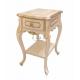 Wooden Elegant Design Corner Coffee End Side Table With Drawer