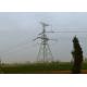 132KV Electric Transmission Tower , Customized Design High Voltage Tower