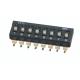 0.90mm Stroke Passive Electronic Components Horizontal Dial SMT Type DIP Switch