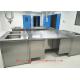 Customized Made Derectely  Original Color Laboratory Workbench Stainless Steel Lab Furniture Manufacturer