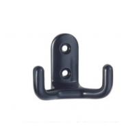 Black Wall Hanging Coat Hooks / Individual Coat Hooks Customized Size