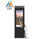 65 Inch Outdoor Digital Signage 2500 Nits Sunlight Viewable Advertising Stands