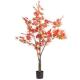 Japanese Maple Bonsai Tree Beautiful Artificial Arrangement Minimal Care YC068