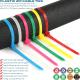 Adjustable Plastic Cable Ties 80-1020mm Length, Self-locking Versatile Cable Zip
