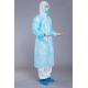 Blue Non Woven 37g Disposable Surgical Isolation Gown