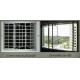 Aluminum Track Frame Grille Screen Invisible 304/316 Grade Stainless Steel Cable