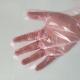 Food Service Clear Plastic Disposable Gloves Waterproof Resistant Flexo Printing