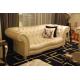 Retro Style Beige Foam Modern Living Room Furnitures Western Corner Sofa Sets
