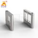 Pedestrian Swing Turnstile Gate 304 Stainless Steel Cabinet With Face Recognition