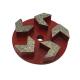 100mm 125mm Concrete Grinding Disc / Disk  Grit 180 With Arrow Shaped Cutter Head