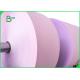 50gsm Pink NCR Paper Roll For Sales Contract High Brightness 70 × 80cm
