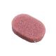 Oval Shape Red Absorbency Facial Konjac Sponge for a Fun and Clean Bath Time Size Is 8*6*2.5 cm And Weight Is 16 Gram