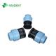 Pn16 Blue PP Coupling Adaptor Plug Plastic Pipe Fitting Customized to Meet Your Needs