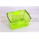 Supermarket Plastic Shopping Trolley Baskets Excellent Appearance Eco-Friendly