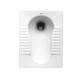 White 6L Ceramic Toilet Squatting Pan With Trapway 530x425x305mm