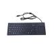 Black ABS Industrial Keyboard Mouse 89 Keys With Dupont USB Scissor Switch