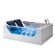 6ft 2 Person Corner Bathtub Luxury With Bubble Jet Whirlpool Waterfall Indoor