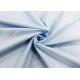 100% Polyester Shirt Fabric Warp Knitting Plain For Worker Blue Checks