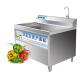 Apple/ Pear/ Lemon/ Orange Batch Air Bubble Cleaning Machine/Industrial Fruit Washer