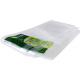 Matt Mylar Three Side Seal Bag , Clear Zipper Packaging Bag For Food Packaging