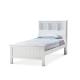 modern single bed pine wood