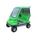 350 W DC Motor Electric Sightseeing Car With Double Seats Green Lead Acid Traction Battery
