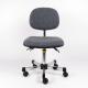3 Or 2 Levels Adjustment Gray Fabric Ergonomic ESD Chairs Lifting Chair With Castors