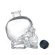 Healthy Lead-free Glass Skull Shape Bottle for Whisky Vodka Spirits 500ml 750ml 1000ml