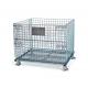 Wire mesh container used in storing goods in warehouse