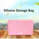 Customised New Silicone Cosmetic Bag Cosmetic Organiser Large Capacity Waterproof Zipper Travel Portable Cosmetic Bag
