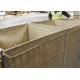 Hot Galvanized Wire Hesco Barriers , 3-5mm Gabion Fence Bunnings