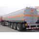 tri-axle oil transport tanker trailers with four company compartment tank trailer for sale
