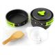 152X72MM Outdoor Picnic Kitchen Cookware Set for 2-3 People Lightweight and Versatile