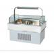 Sandwich Refrigerated Cake Display Case Square Shape Glass Cake Cabinet