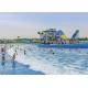 Interactive Water Park Wave Pool , Amusement Park Tsunami Wave Pool