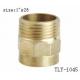 TLY-1045 1/2-2 MF brass extension connection NPT copper fittng water oil gas connection matel plumping joint